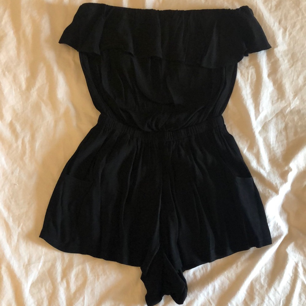 Patterson J. Kincaid Strapless Romper
